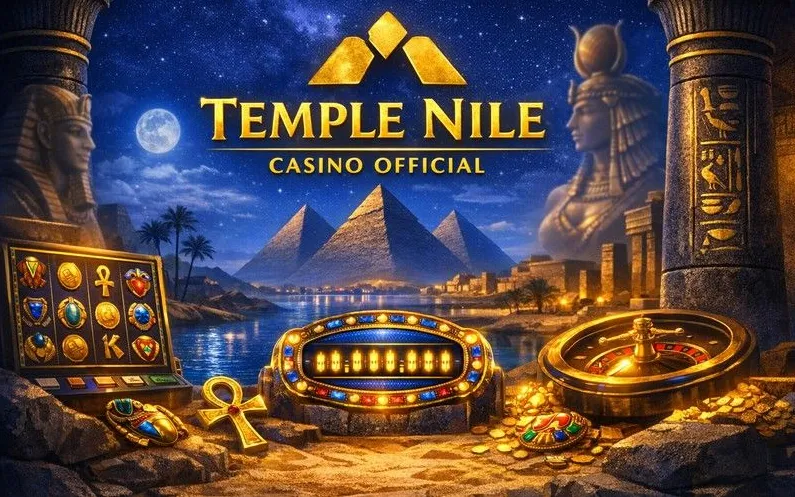 Temple Nile mobile casino app interface