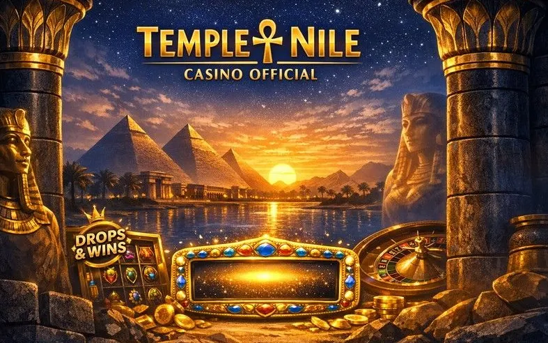 Temple Nile casino games catalogue hero banner